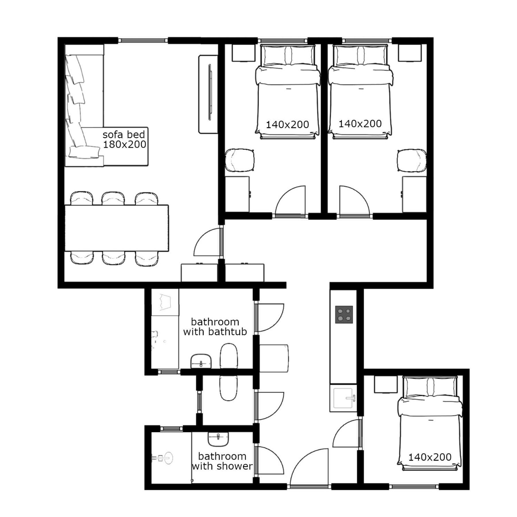 Joseph Boulevard Apartment - 3Bdr, 2Bath, 8Ppl Budapeşte Dış mekan fotoğraf